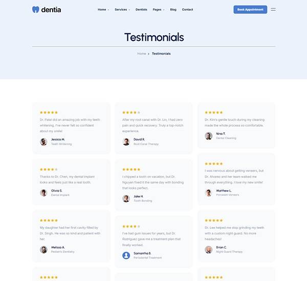 testimonials testimonials